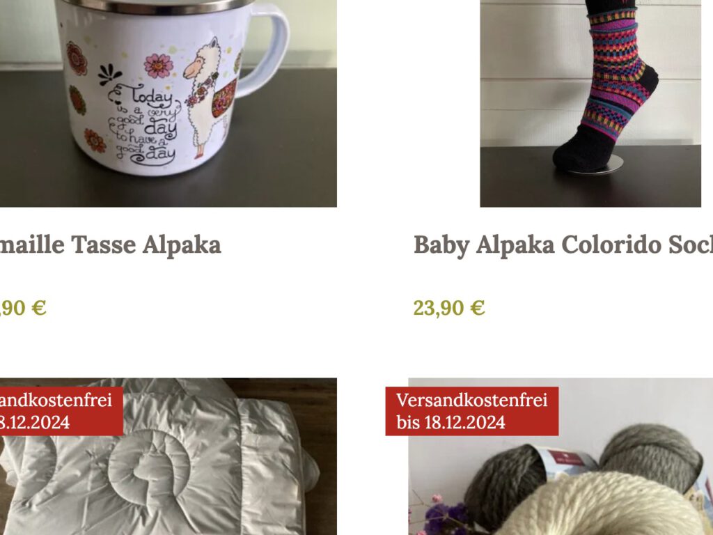 Alpakahof SHOP